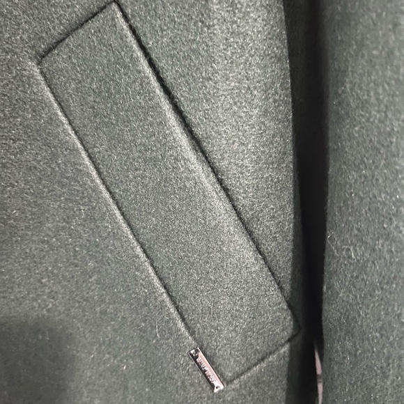 Nine West Dark Green Pea Coat - Picture 4 of 5